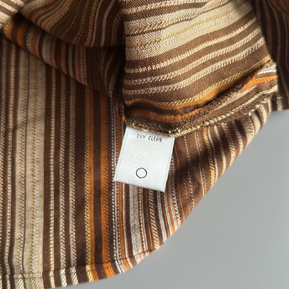 NWT Rena Rowan Linen Top Bark Multicolor 10P - Picture 12 of 13